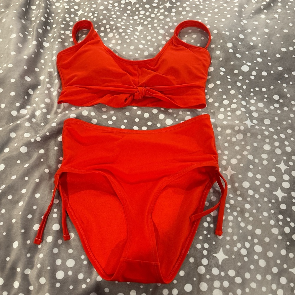 Outdoor Oasis Bright Orange Swimwear